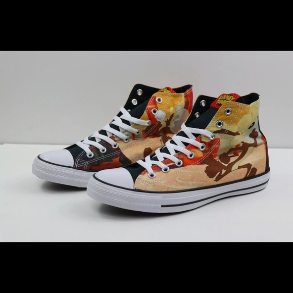 Converse Looney Tunes CTAS Hi Top Road Runner Shoe - Picture 3 of 8